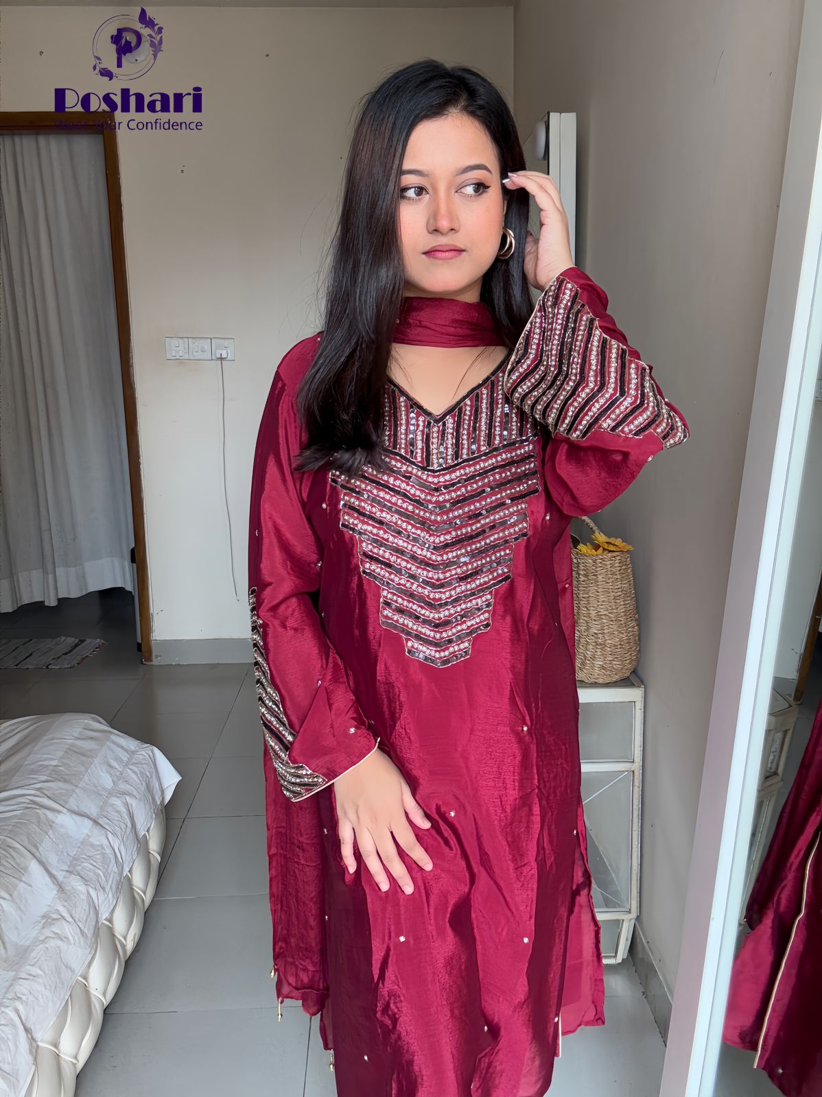 Indian dilli boutique inspired karcupi 3pc set