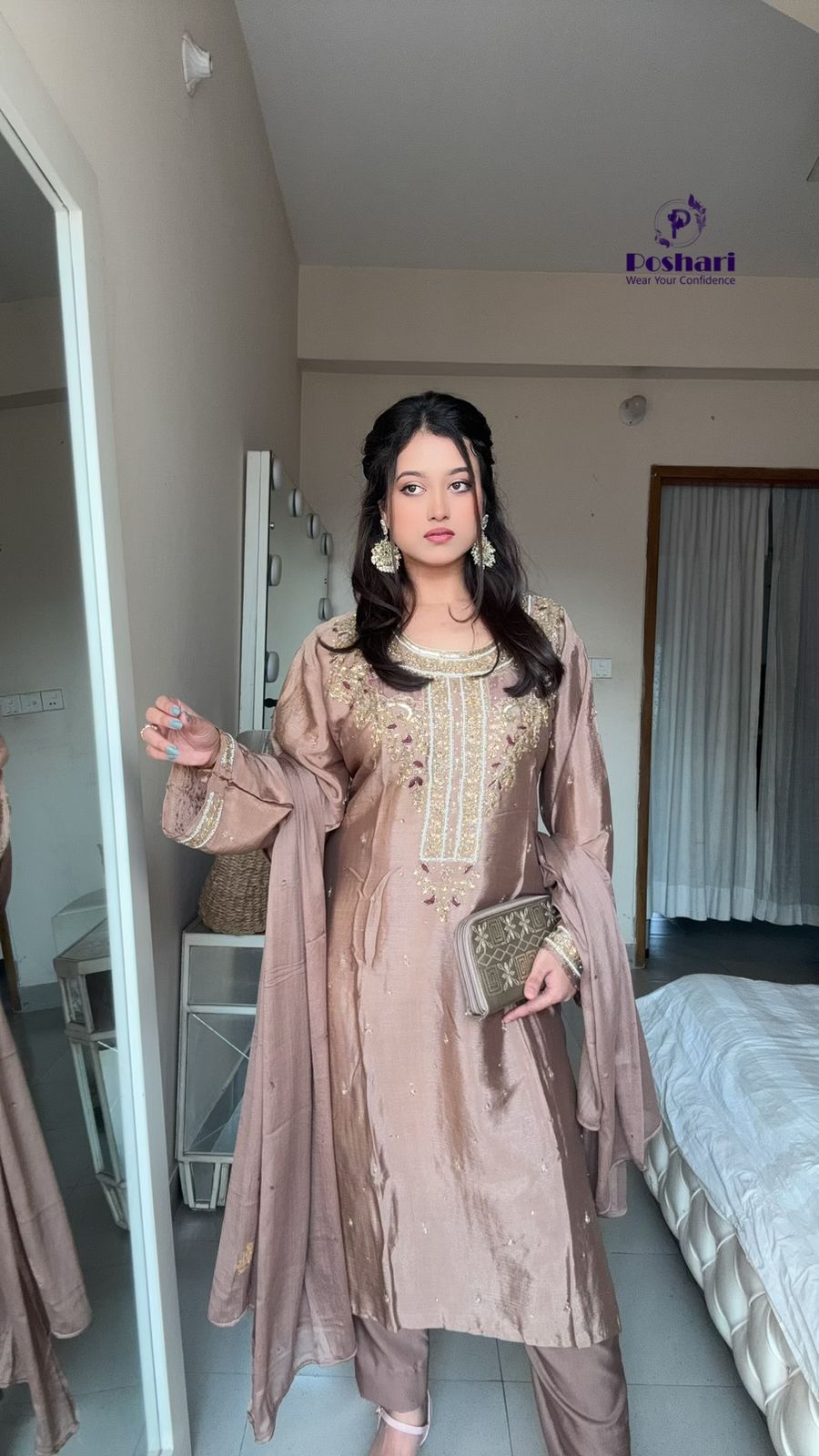 Pakistani inspired karcupi 3pc set