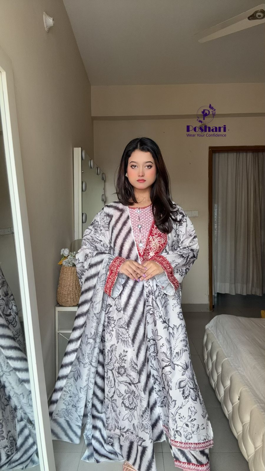 Indian CVC Cotton 3pc set