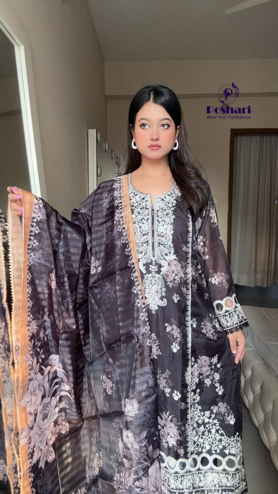 Indian inspired partywear 2pc