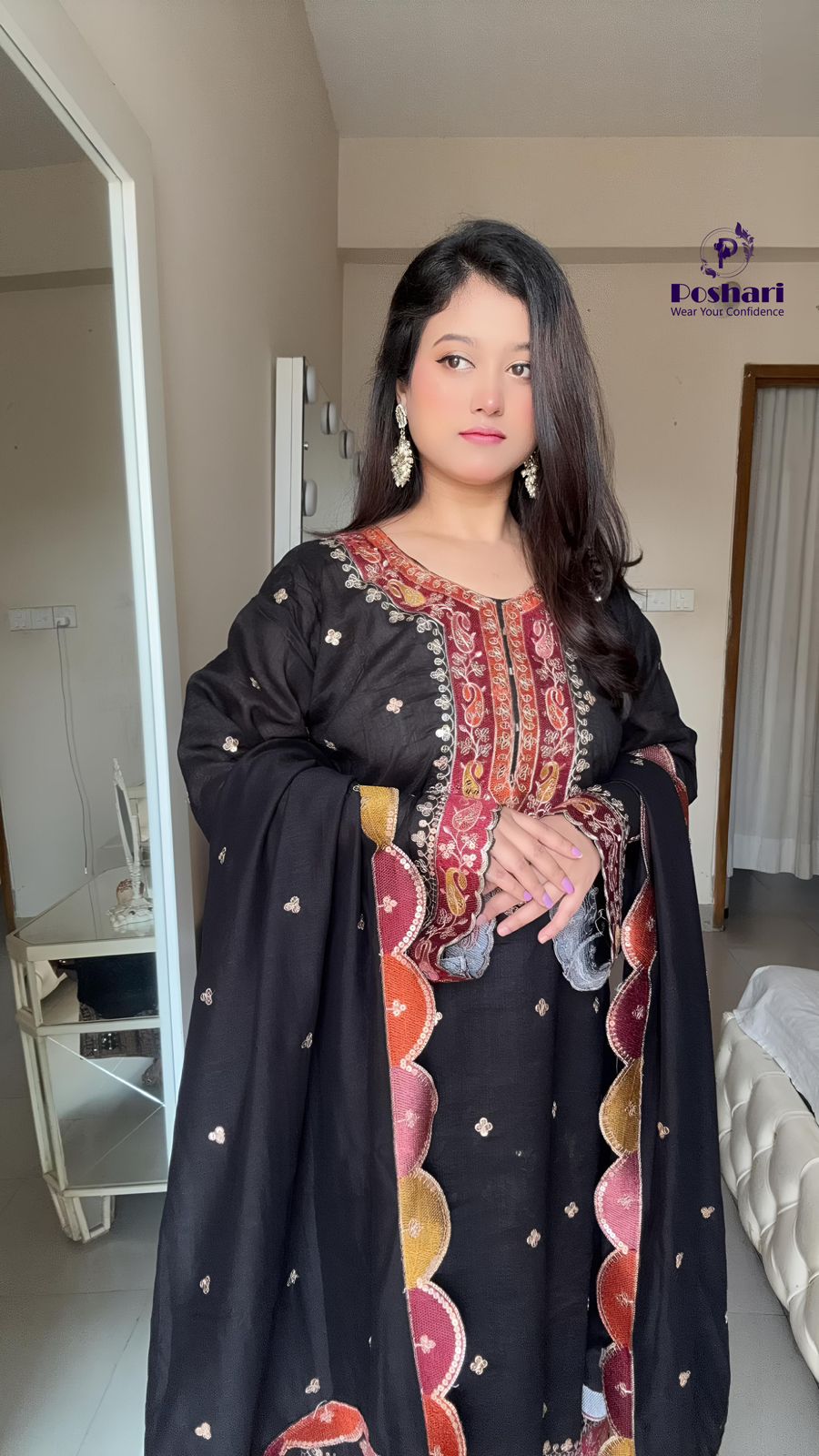 Indian dilli boutique inspired sarara set